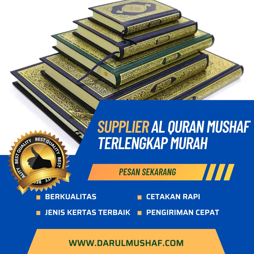 Jual Al Quran Mushaf Harga Terjangkau di Gresik, Produk Berkualitas Tinggi Hubungi WA 089512835402